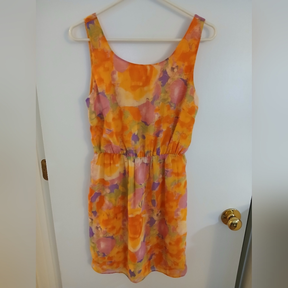W118 By Walter Baker Vibrant Floral Sleeveless Dress, Size S